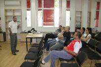 بالصور: لقاء تعريفي لدورة الاسعاف الأولي بالمركز الجماهيري بمدينة يافا